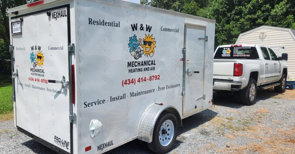 w and w mechanical van