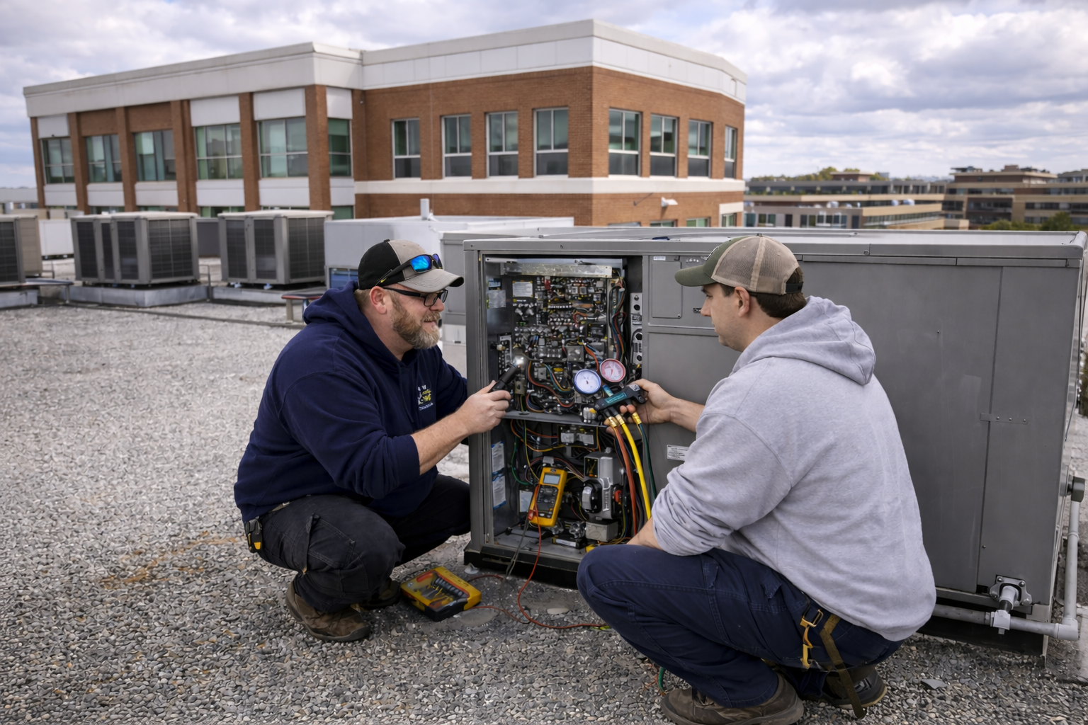 commercial hvac service and repair, commercial install
